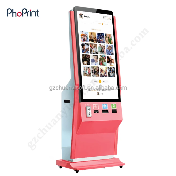 Хорошо продаются во всем мире 42 дюймов сенсорных экранов Photo Booth с жк-дисплеем