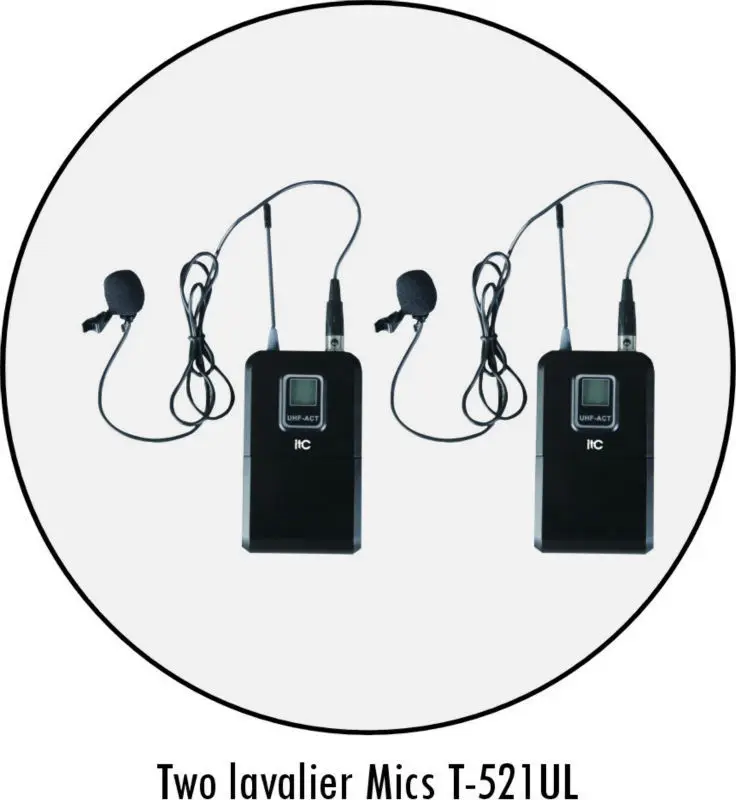 ITC PA System LCD Wireless Uhf Microphone