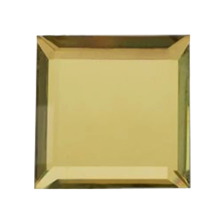 
8 мм толщиной алмазной формы кирпичная зеркальная Золотая настенная мозаичная плитка 