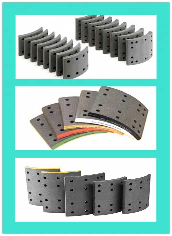 Truck Parts Brake Shoe Supplier None Asbestos Heavy Duty Truck Trailer