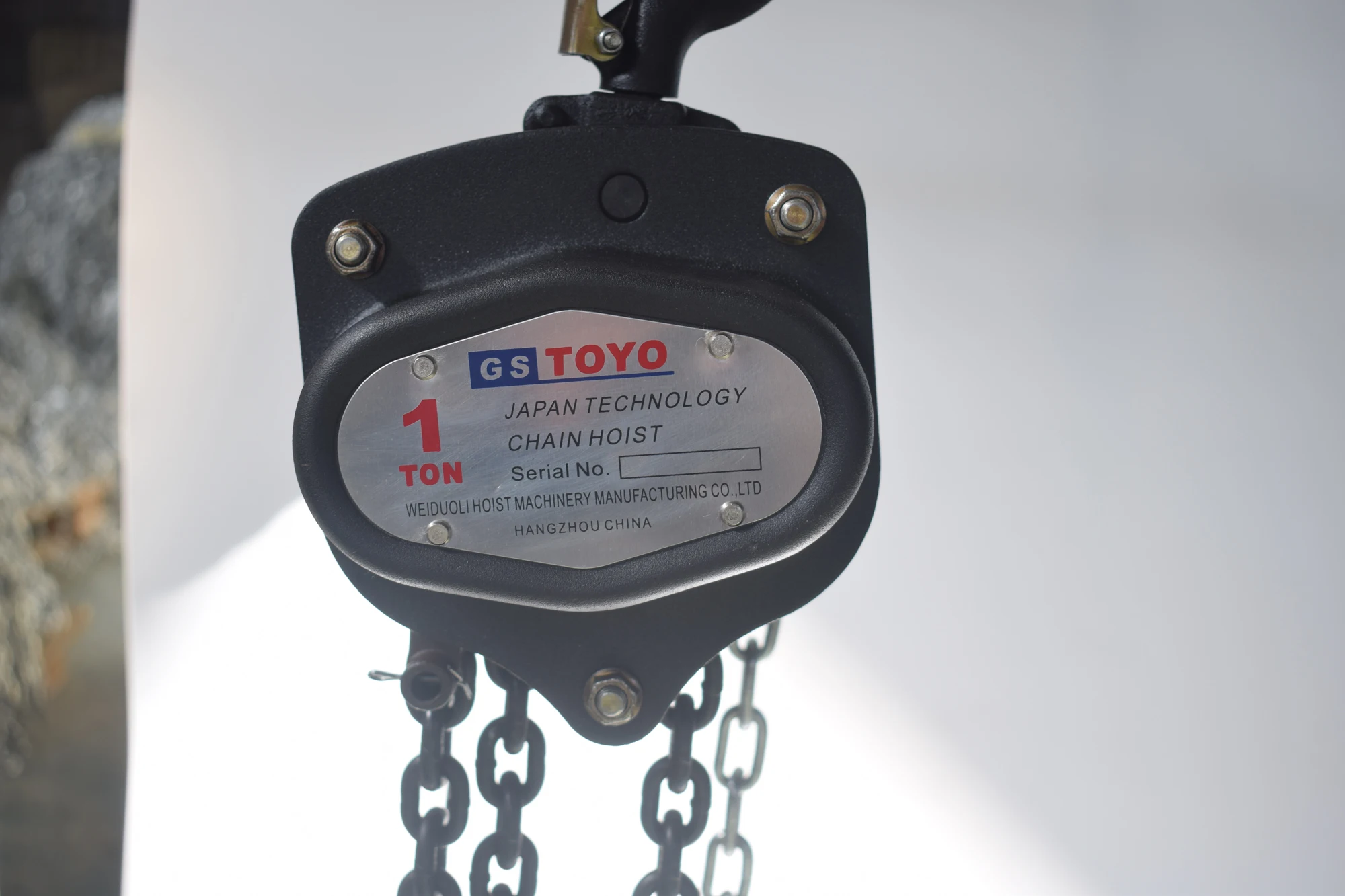 Chain Hoist Hs Code 8425190000 1 Ton Type Chain Hoist - Buy Chain Hoist ...