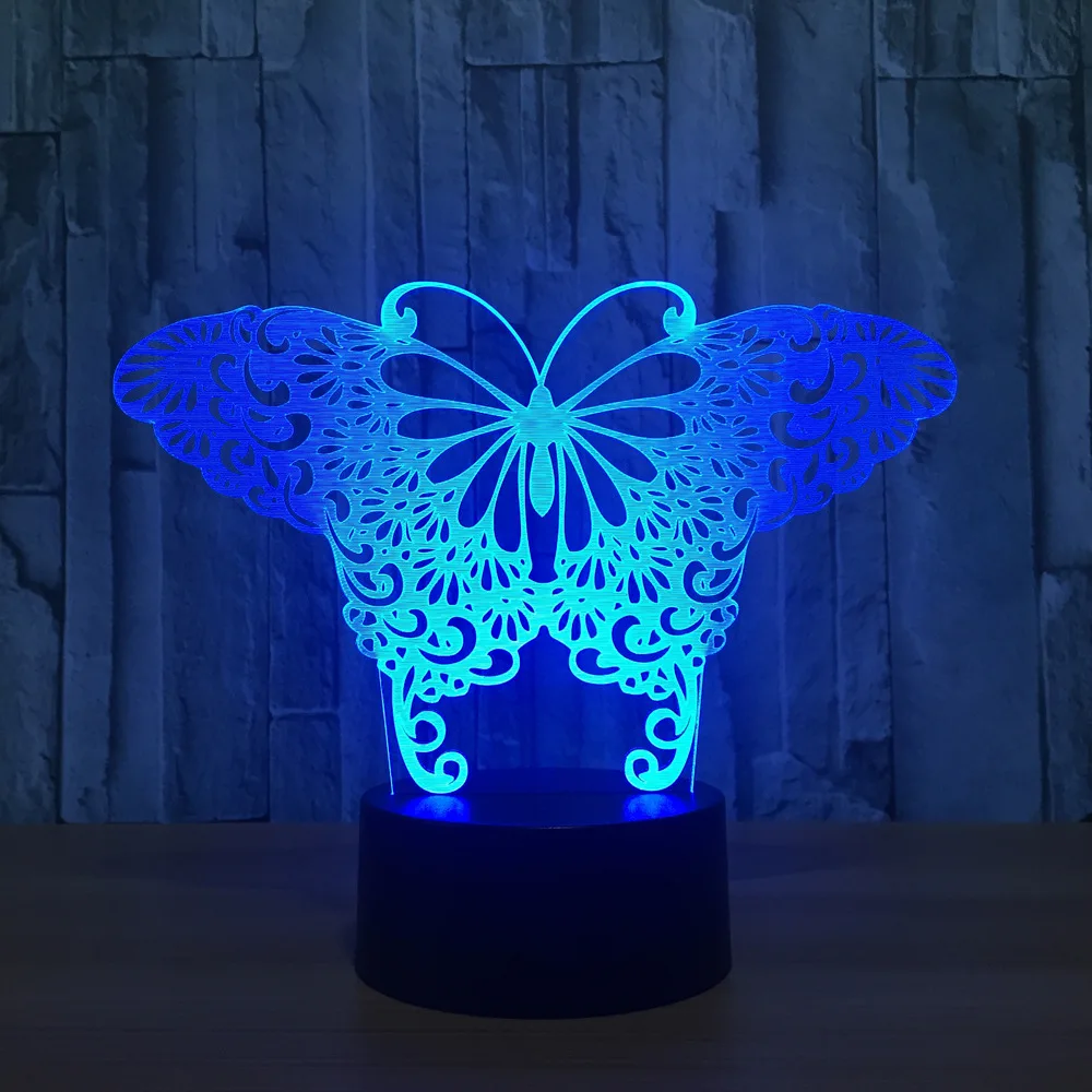 Download Lovely Butterfly 3d Led Lamp Remote And Touch 7 Colors Changing Speak 3d Night Light Animal Desk Table Lamp For Gift Buy Nightlight Led Nightlight Led Nightlight Led Product On Alibaba Com