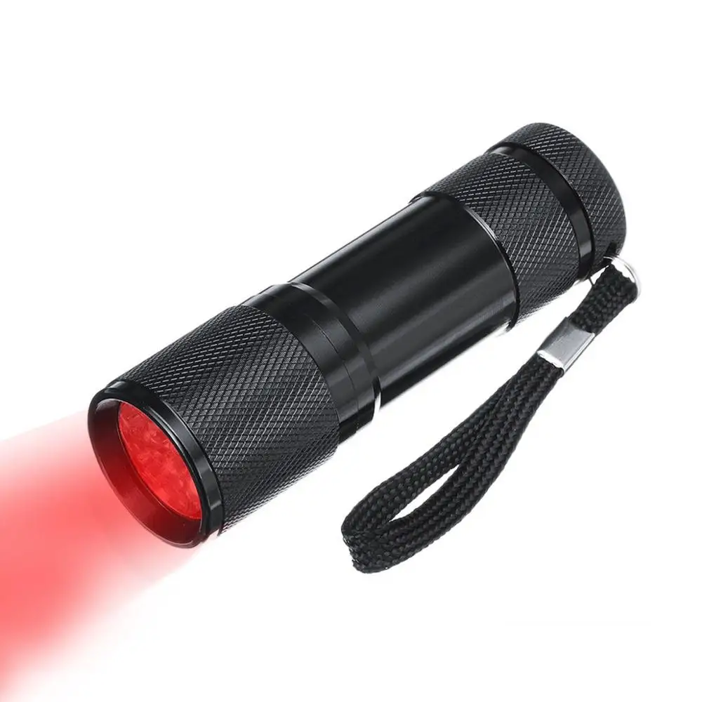 Red Beam LED Flashlight Night Vision For Astronomy Camping Hunting Torch Light 