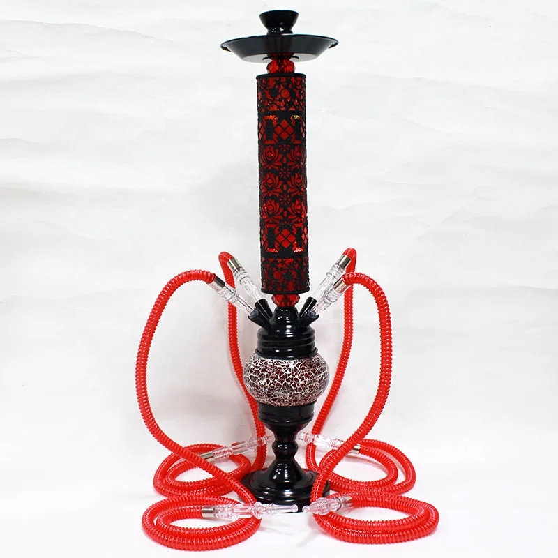 Big Hukka Led 4 Hose Shisha Smoke Bar Hookahs - Buy 4 Pipe Hookah,Cheap ...