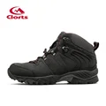 2016 Men Hiking Shoes HKM 822A G Clorts Mid cut Outdoor Hiking Boots Waterproof Trekking Shoes