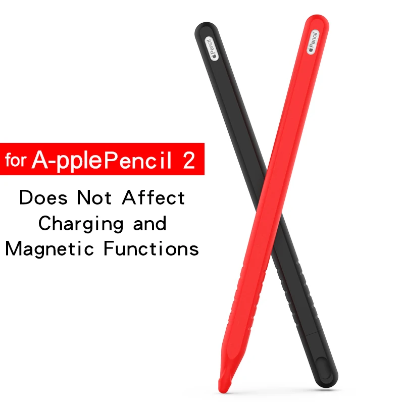 For Apple Pencil 2nd Generation Lightweight Silicone Case for iPad Pencil 2 Protective Nib Holder Touch Pen Stylus Cover