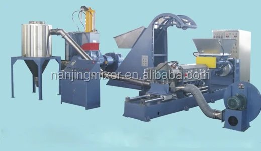 Sulphur Granules Extruder Machine for pp Pe Mesin Eva Plastic Filler Compound