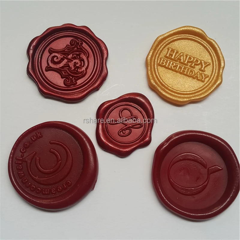 Letter W Wax Seals Self Adhesive