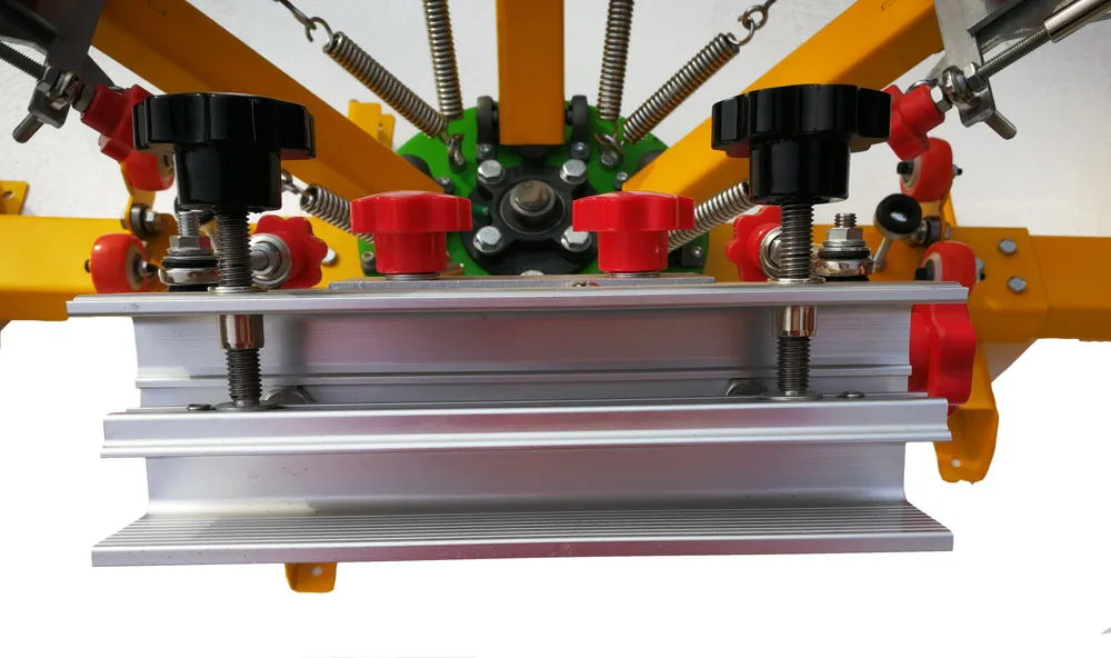 Manual Desktop Micro Registration 4 Color 1 Station Tshirt Screen Printing Machine