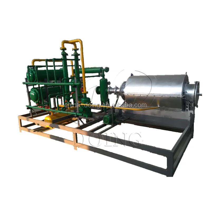 Lab Scale 100kg Mini Plastic Pyrolysis Reactor Type Tyre Waste Pyrolysis Machine