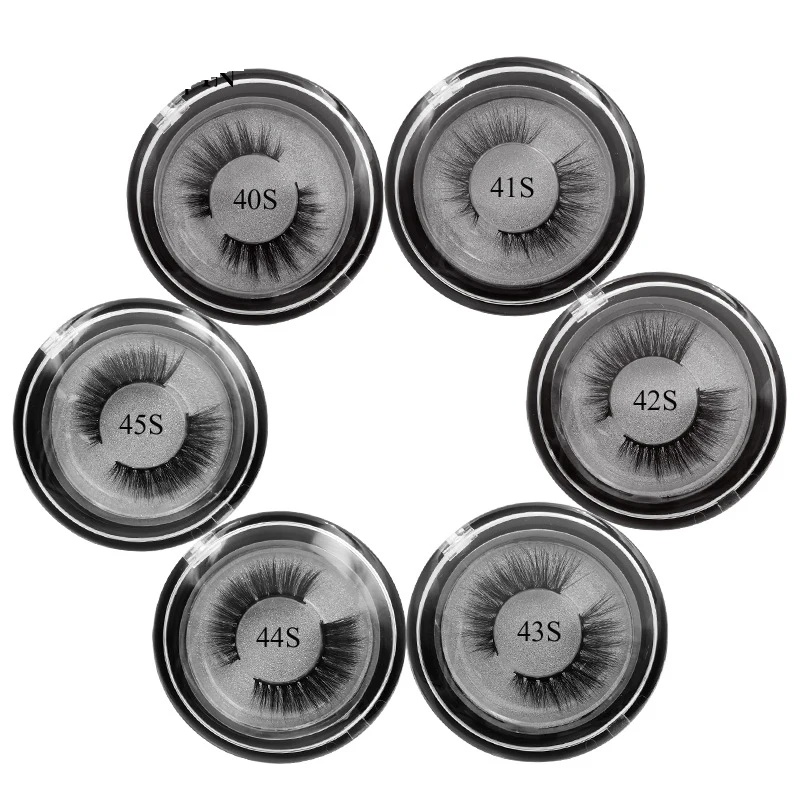 Накладные ресницы из искусственной норки комплект для наращивания частная марка