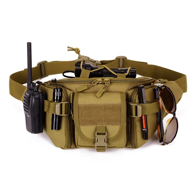 Outdoor Military Molle Pouch Holder Camping Cycling Hike Waist Belt Bag DD 