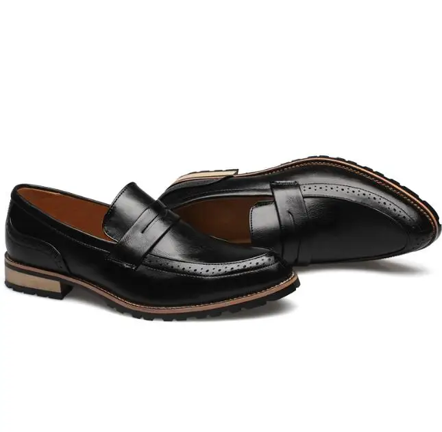 
 Мужские деловые кожаные туфли в западном стиле c10018a  