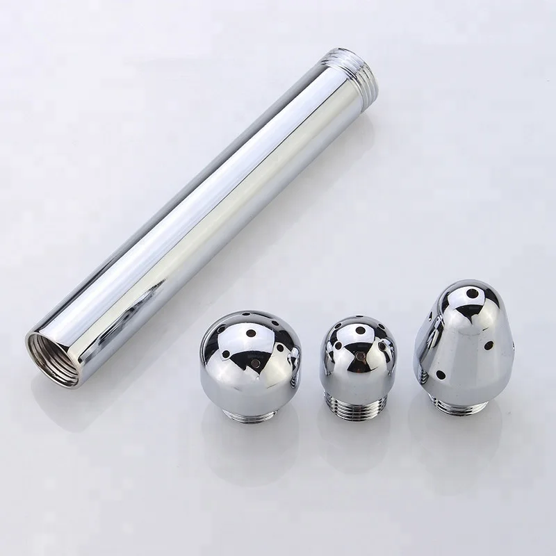 1Set Small Shower Head Enema Water Nozzle Anal Plug Head Enema Anal Cleaning Kit Faucet Vaginal Washing
