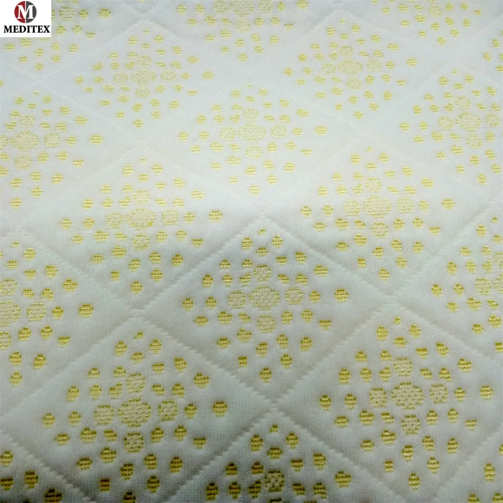 Mattress fabric 100% polyester knitted mattress bedding cloth