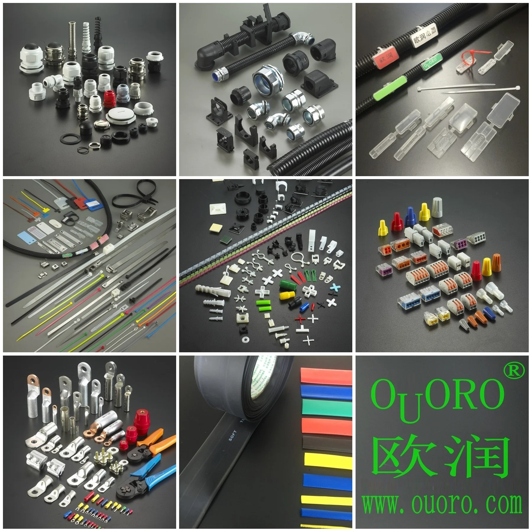 
OUORO 3020 водонепроницаемый маркер для проводов, пластиковый ящик, маркер для кабельной стяжки 