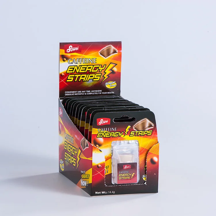 Energy Function and Sports Supplements Caffeine Energy Strips