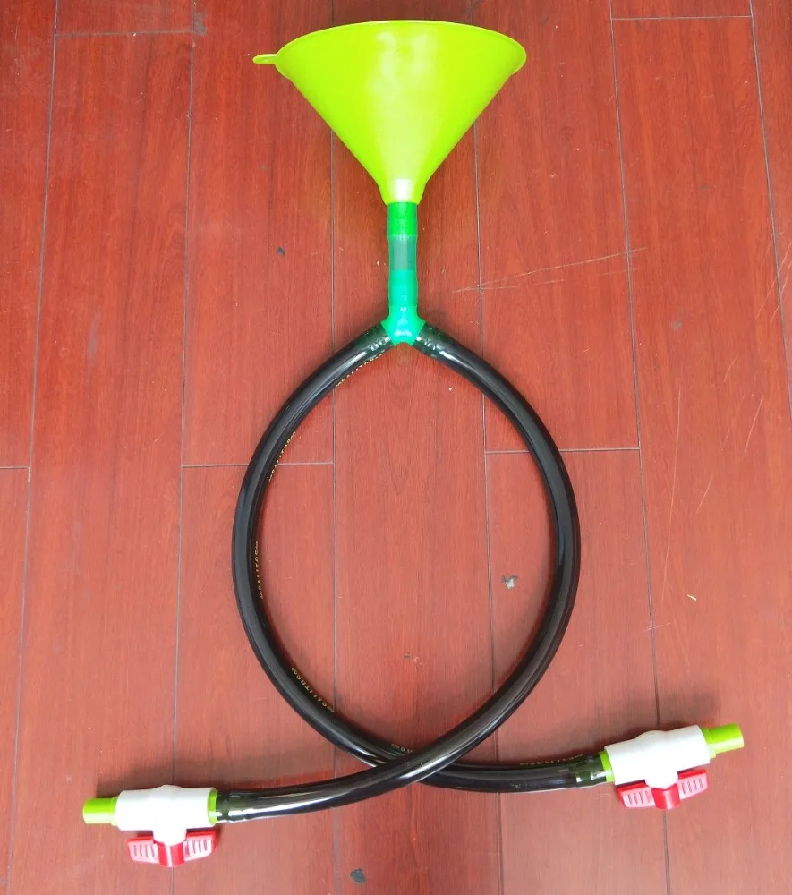 Large Double Beer Bong Funnel With Black Valve – Party Drinking Funnel For Games 5 thumbnail image