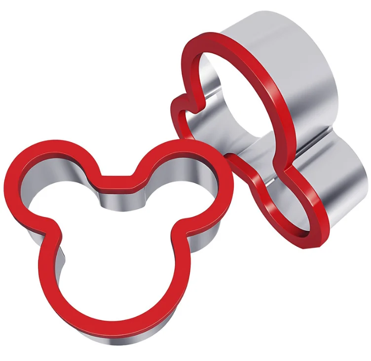 Cortador De Galletas De Acero Inoxidable De Grado Alimenticio Cortador De Galletas Con Forma De Mickey Mouse Cortador De Sándwich Buy Cortador De Galletas Cortadores De Forma De Sándwich Molde De Galletas De Acero Inoxidable