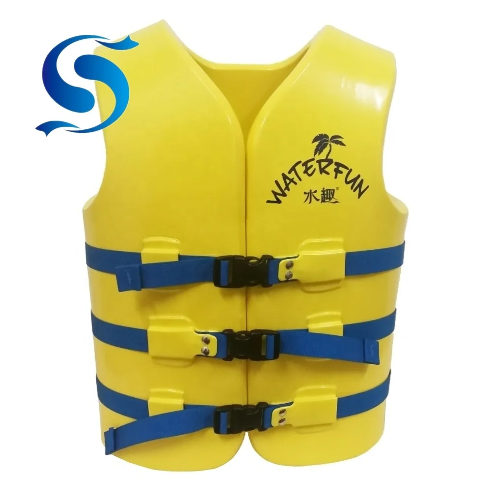 Nbr Pvc Closed Cell Foam Vinyl Coated Life Jacket For Water Safety Kids 