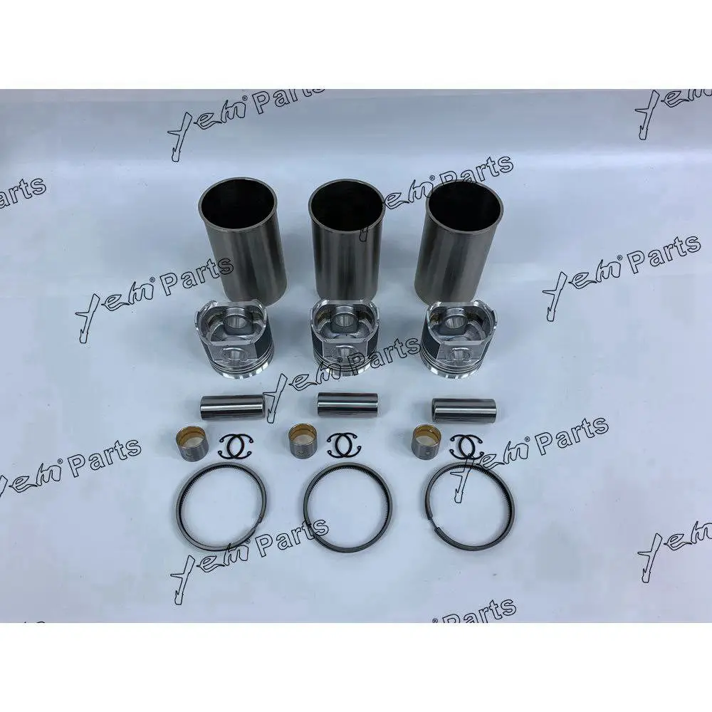 3T75U Cylinder Engine Liner Kit With Piston Rings Liner Piston for Yanmar