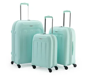 Lightweight Hard Shell Hand Suitcase Carry on Luggage with Wheels 27 Inch PP Large Size Traveling Luggage