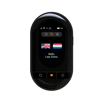 Travis Touch Go eSIM card Touch Screen Pocket AI Translator Two Way Audio Arabic English Language Translator