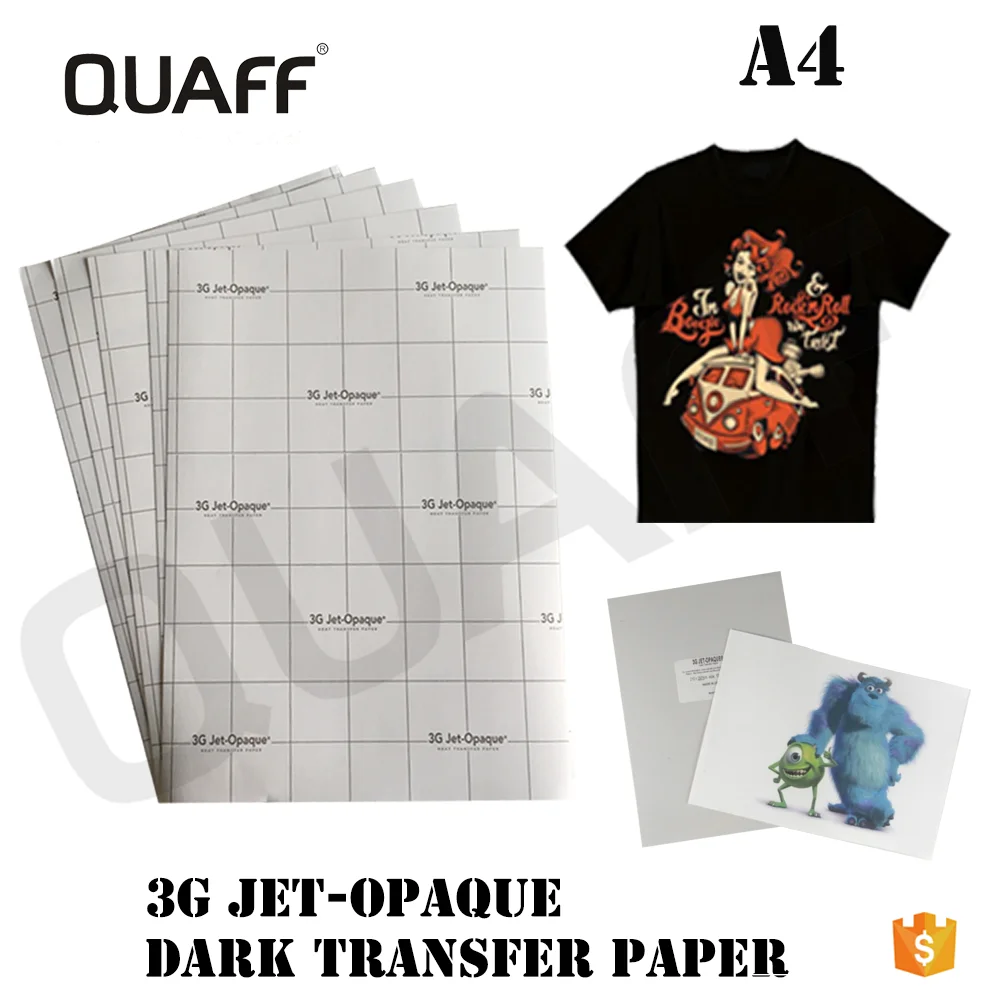 dark 3g jet-opaque transfer paper a4