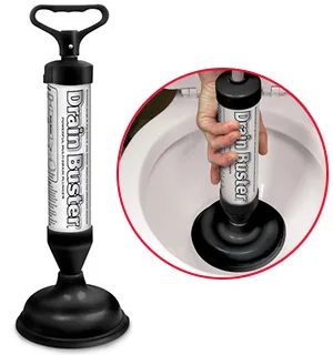 New Powerful Multi Drain Buster Plunger Toilet Sink Clog Sucker Remover Two Head
