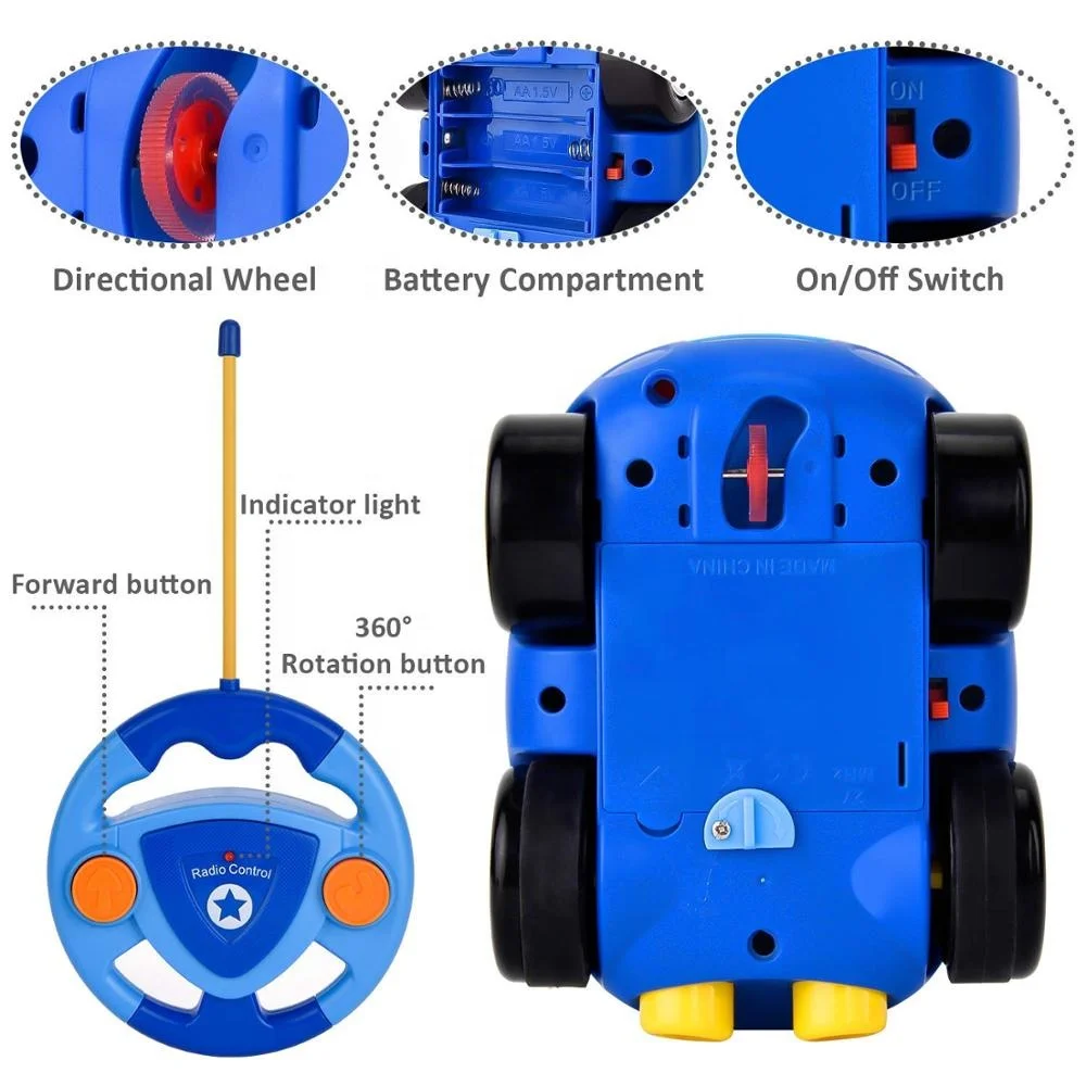 Coche de control remoto, mini vehículo eyector con control remoto, coche de batalla RC para niños, recuerdo de fiesta con luz musical para | en línea