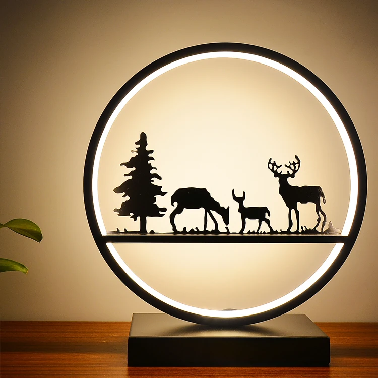 Table Lamp Home Modern Decorative Bedside Desk Lamp LED iron night light