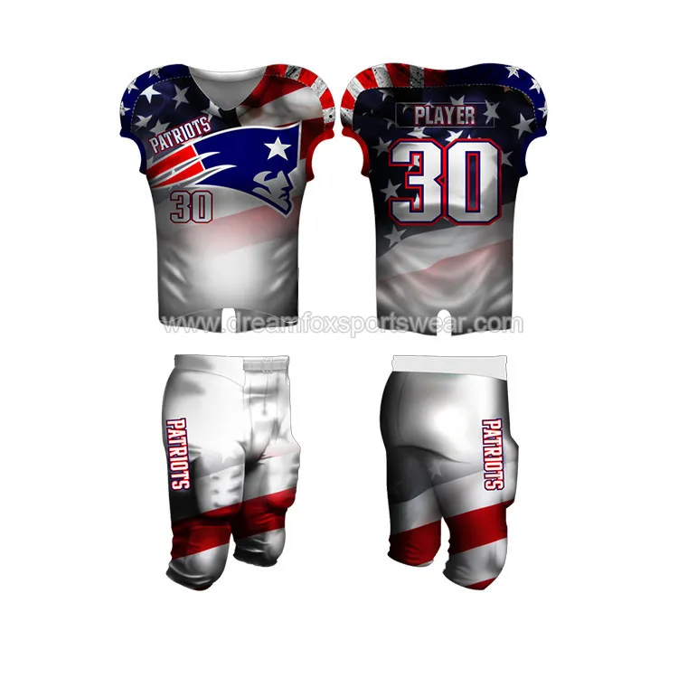 Source New Style Plain Team Custom Sublimation American Football Jersey Hot  sale new design sublimation American football uniform on m.