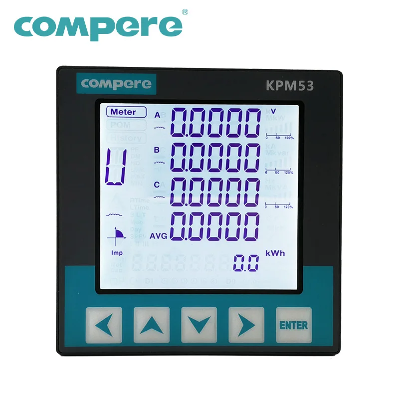 0.2S high accuracy all parameter measuring 3 phase meter power quality analyzer