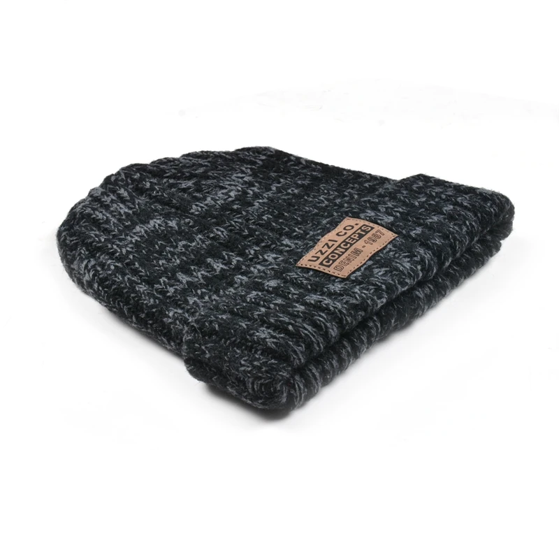 Wholesale Custom Organic Cotton,Wool,Merino Knitted Beanie Hat With ...