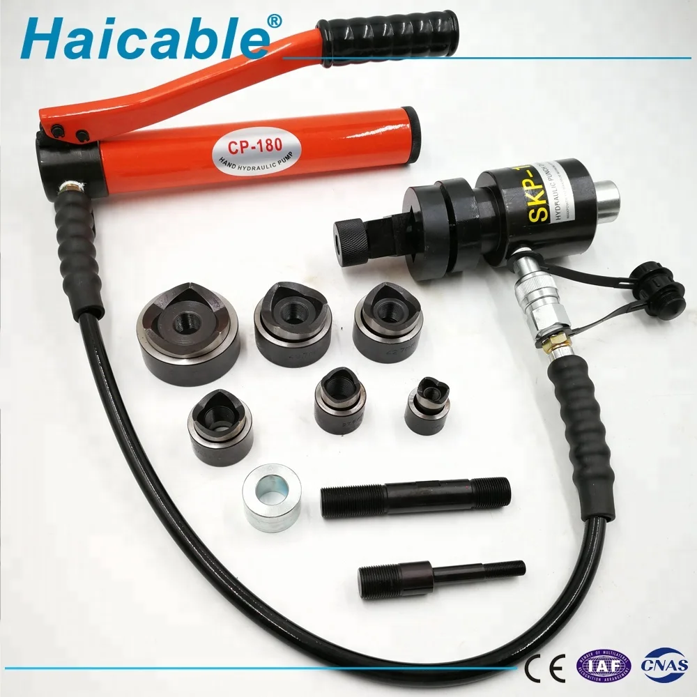 Hydraulic Punch Driver Syk-15 Syk-8b SKP 15 Steel Hydraulic Puncher 22 Knockout Tool