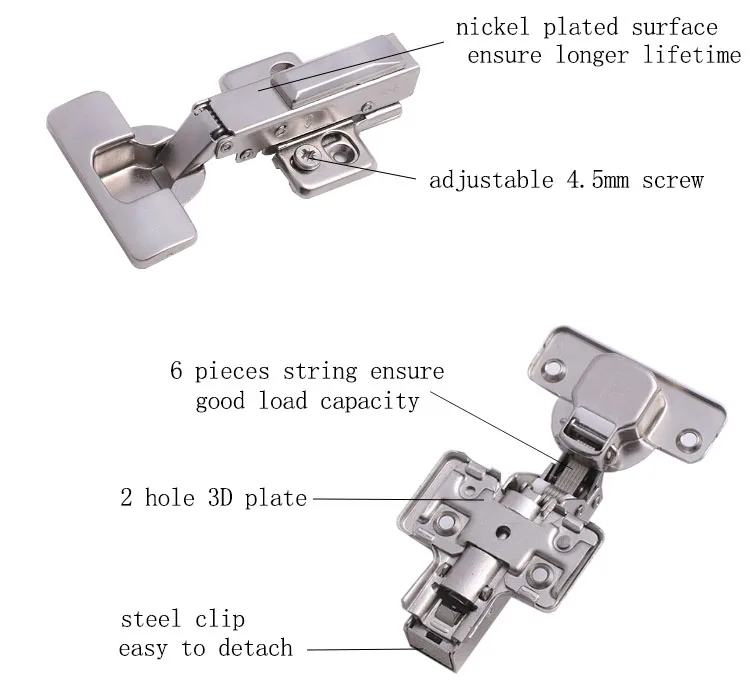 Hettich Hydraulic Hinges Furniture Hinge For Aluminum Doors
