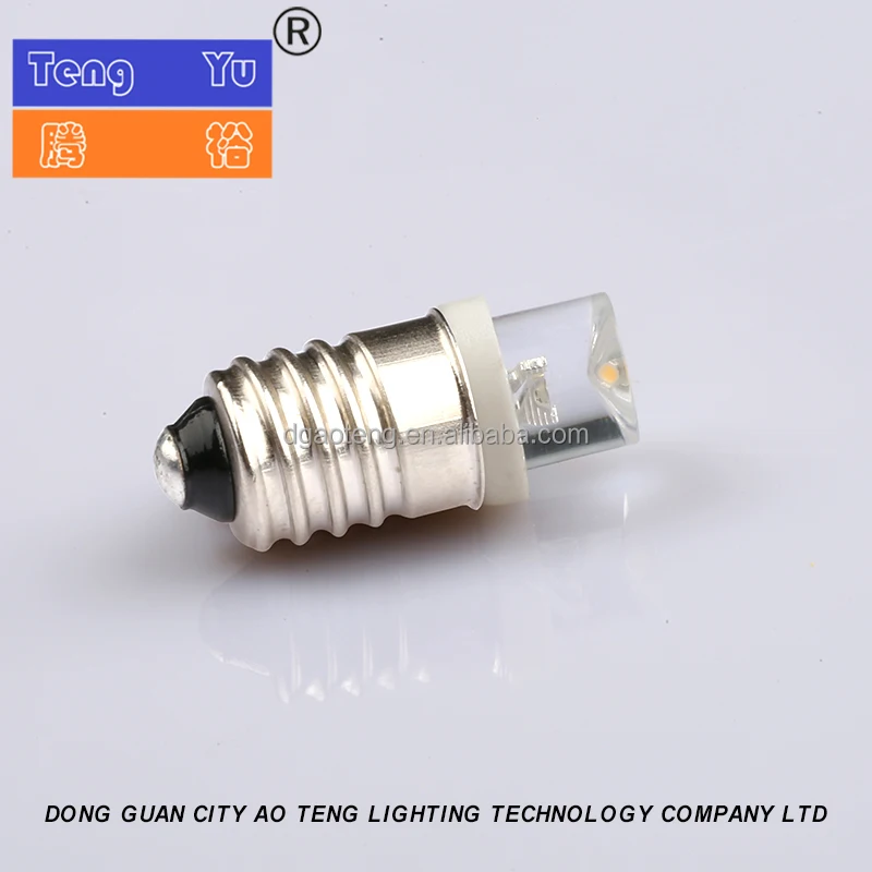 T8 Red LED Filament Indicator Bulb E10 Base Tungsten Filament Lamp signal Lamps