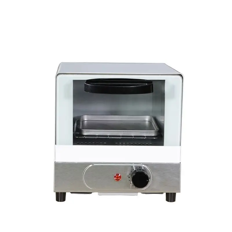 Mini Electric Oven 500W 6L Toaster oven with timer and bake