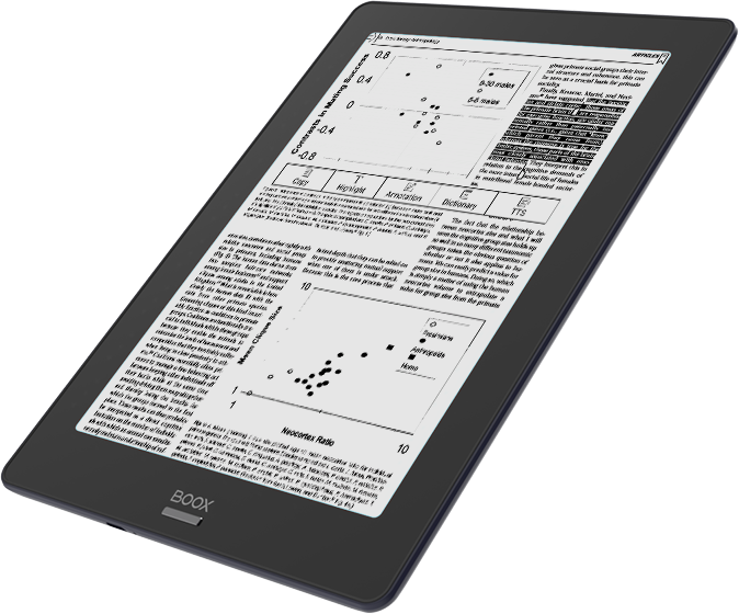 BOOX noteX電子書籍リーダー 本体 PDF形式のドキュメントに最適な電子ブックリーダー大画面書き込み機能