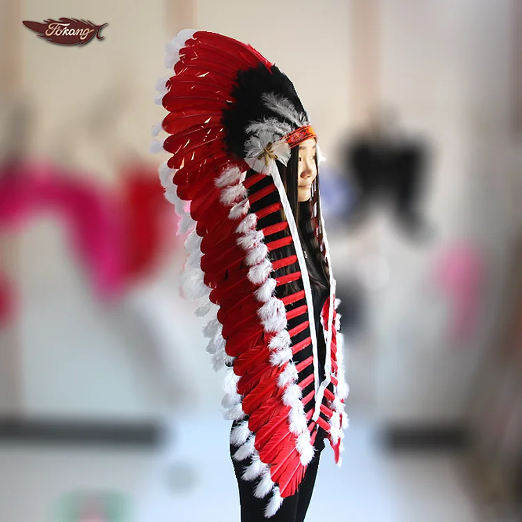 Fashion Indian Feather Headdress 