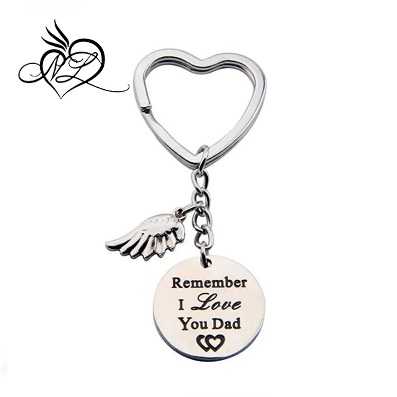 Mother S Day Gifts Father S Day Remeber I Love You Mom Dad Key Chain Buy Hand Stamped Keychain Beautiful Keyring Funky Keychains Product On Alibaba Com