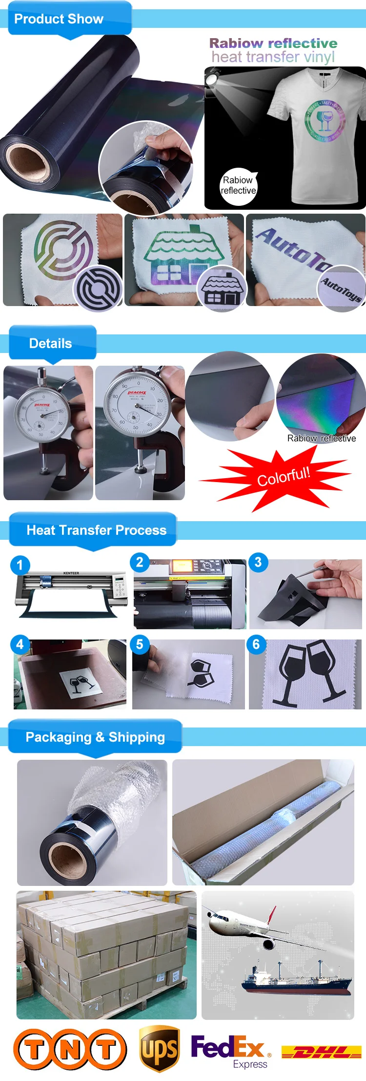 Reflective Heat Transfer Vinyl