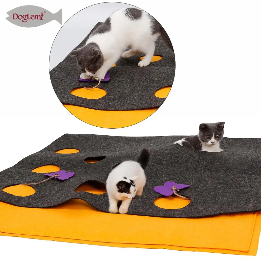 Source Cat Scratcher Blanket DIY Activity Nature Felt Cat Play Mat on  m.