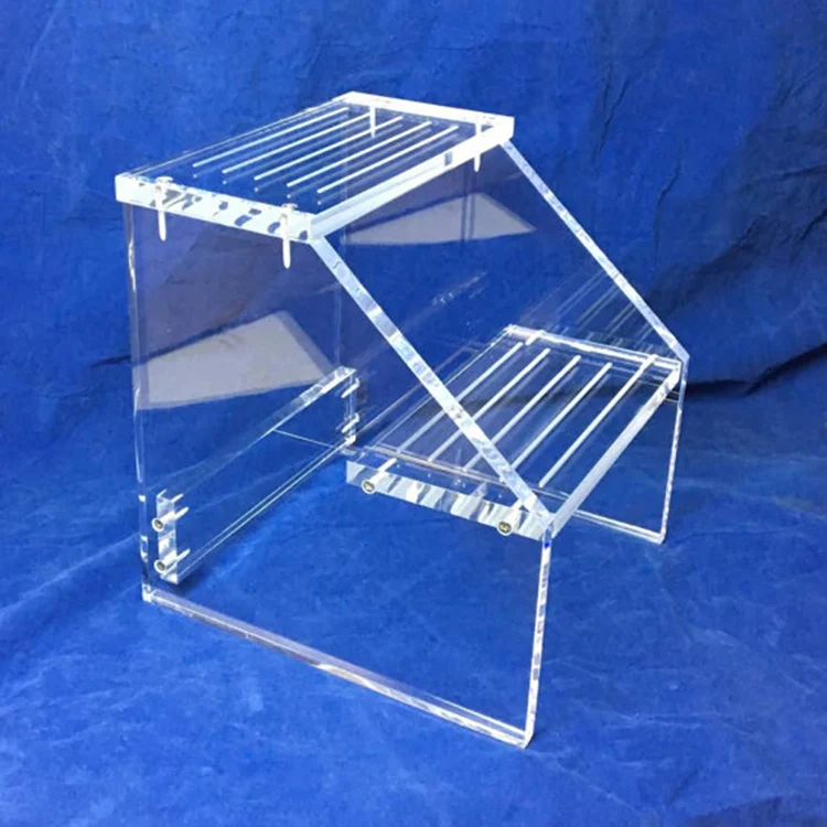 Акриловый стул для ванной, мебель для гостиной, сборный пластиковый ступенчатый стул, акриловый прозрачный стул с двумя ступенями