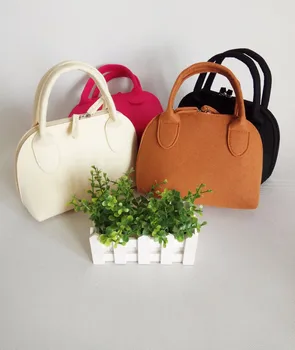 2019 tote leather bags ladies fashion felt utility bags women handbags