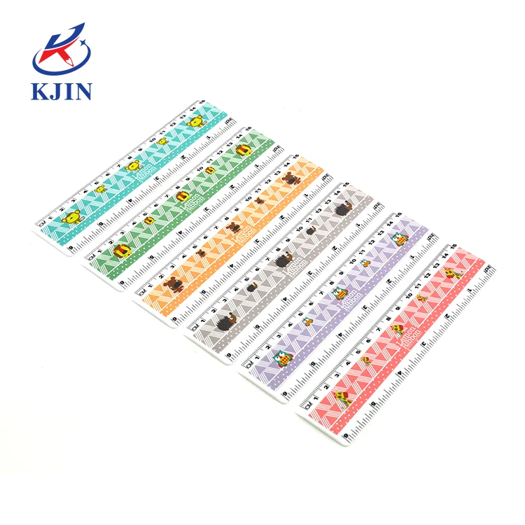 Pvc Ruler Printing Factory Custom Print logo Plastic Rulers 15 20 30 cm Promotional ...
