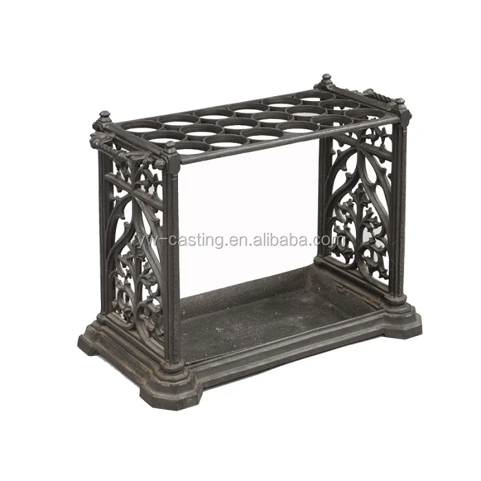 Rustic Style Cast Iron Old Fashioned Umbrella Stand