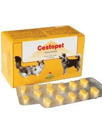 Vietnam GMP Certified Vet manufacture Tablets pills dewormers for dogs, Cestopet