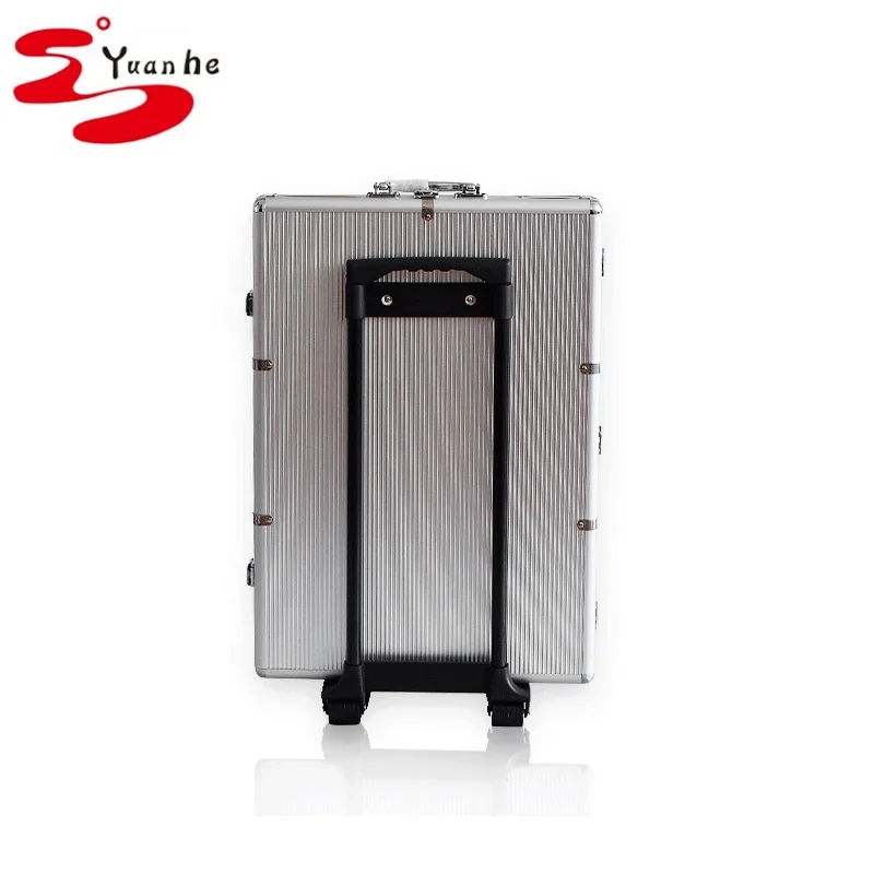 
1000 шт. большой алюминиевый чехол на колесиках для покера 