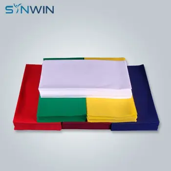 tnt polypropylene non-woven Spunbond Pp Nonwoven Table Cloth Roll Disposable Used Pp Non Woven Table Cloth Tablecloth